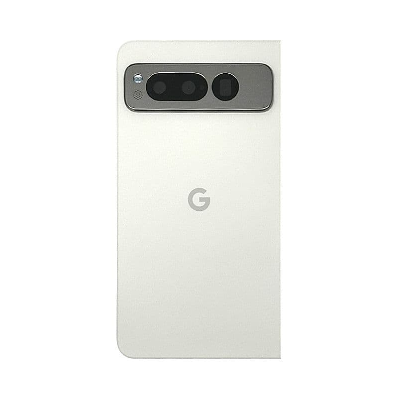 OEM Pull - Rear Glass w/ Camera Lens for Google Pixel Fold (US Version) (Grade B Plus) (Porcelain)