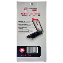 Grip Ultra - Tempered Glass Screen Protector for iPhone 15/16 (2 Pack) (Privacy)