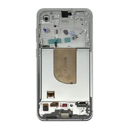 Refurbished - OLED Screen and Digitizer Assembly w/ Frame for Samsung Galaxy S23 FE 5G (S711) (Silver)