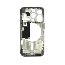 Mid Frame w/ Power Flex / Volume Flex for iPhone 15 Pro (US Version) (Natural Titanium)