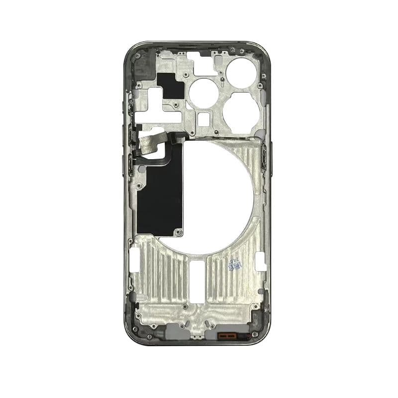 Mid Frame w/ Power Flex / Volume Flex for iPhone 15 Pro (US Version) (Natural Titanium)