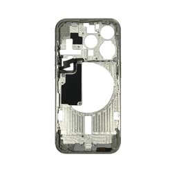 Mid Frame w/ Power Flex / Volume Flex for iPhone 15 Pro (US Version) (White Titanium) 