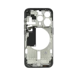 Mid Frame w/ Power Flex / Volume Flex for iPhone 15 Pro (US Version) (Black Titanium)