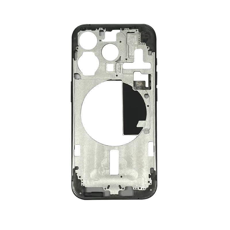 Mid Frame w/ Power Flex / Volume Flex for iPhone 15 Pro (US Version) (Black Titanium)