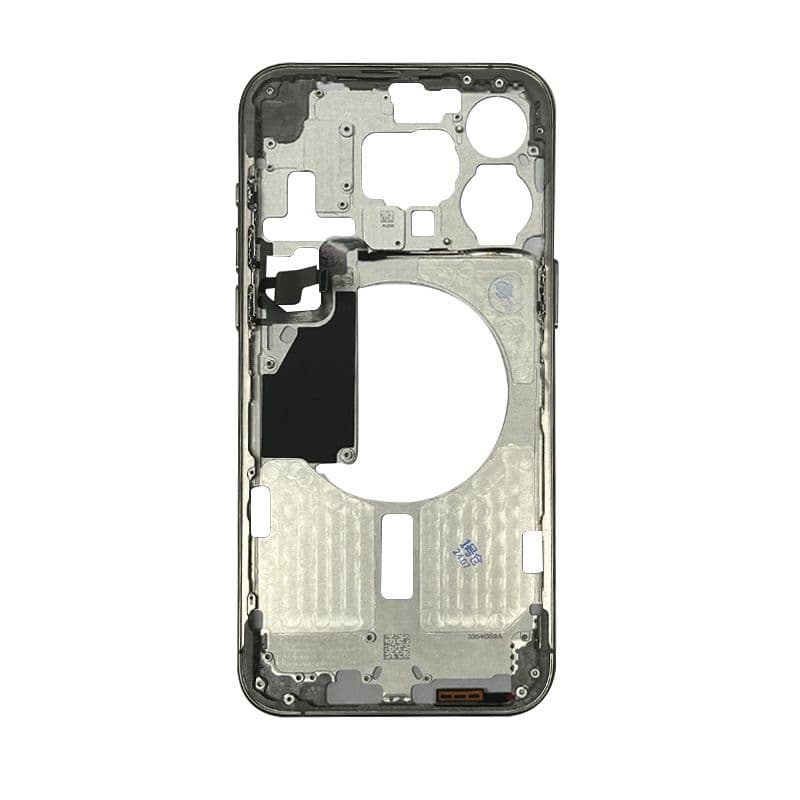 Mid Frame w/ Power Flex / Volume Flex for iPhone 15 Pro Max (US Version) (Natural Titanium) 