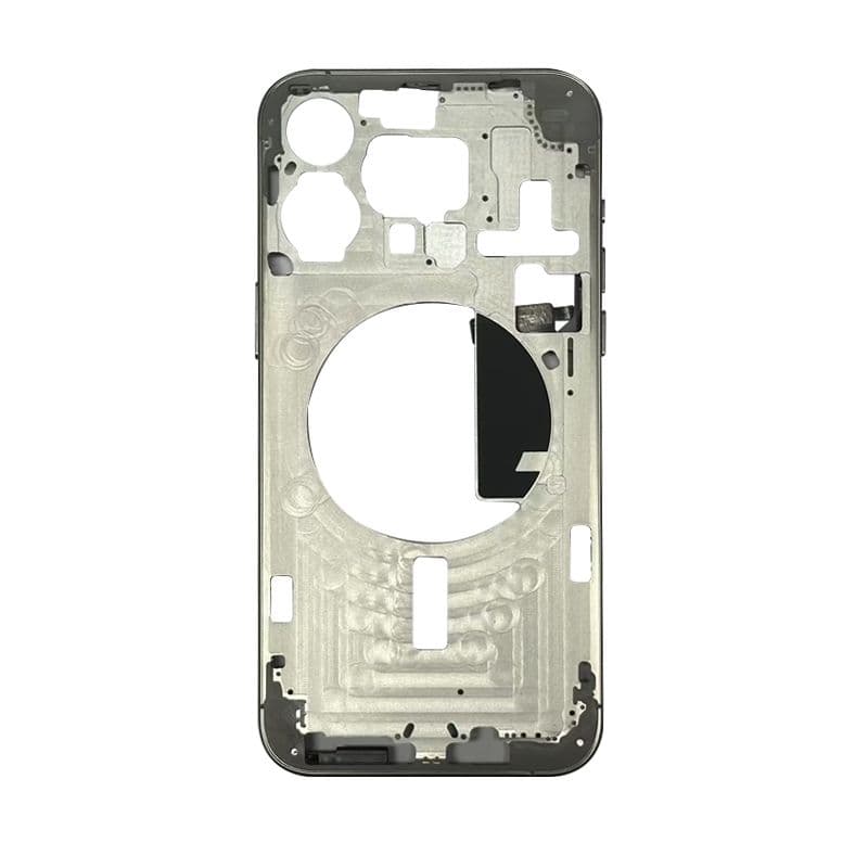 Mid Frame w/ Power Flex / Volume Flex for iPhone 15 Pro Max (US Version) (Natural Titanium) 