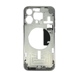 Mid Frame w/ Power Flex / Volume Flex for iPhone 15 Pro Max (US Version) (White Titanium)