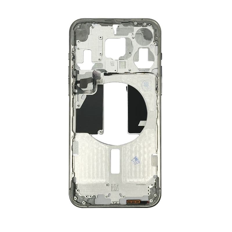 Mid Frame w/ Power Flex / Volume Flex for iPhone 15 Pro Max (US Version) (White Titanium)
