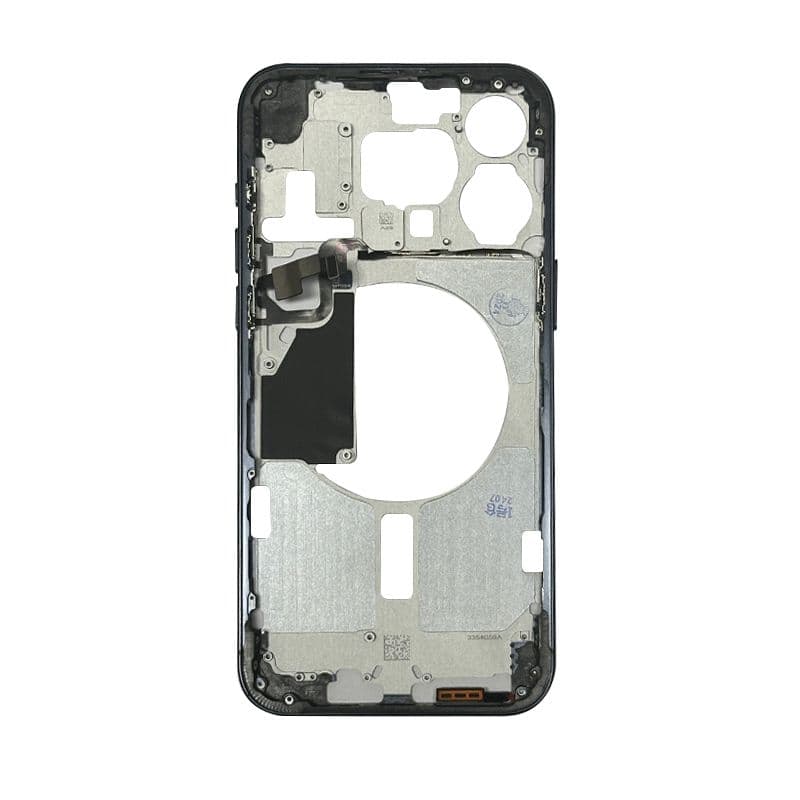 Mid Frame w/ Power Flex / Volume Flex for iPhone 15 Pro Max (US Version) (Blue Titanium)