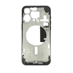 Mid Frame w/ Power Flex / Volume Flex for iPhone 15 Pro Max  (US Version) (Black Titanium) 