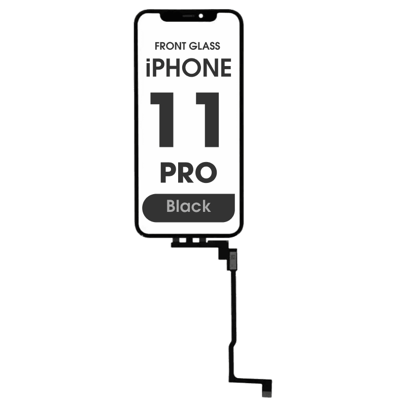 (3in1) Long Cable Front Glass w/ Digitizer / OCA for iPhone 11 Pro