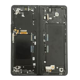 Refurbished - OLED Screen and Digitizer Assembly w/ Frame for Samsung Galaxy Z Fold 3 5G (F926) (Phantom Black)