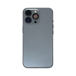 Back Housing w/ small parts for iPhone 13 Pro (No Logo) (US version) (Sierra Blue) 