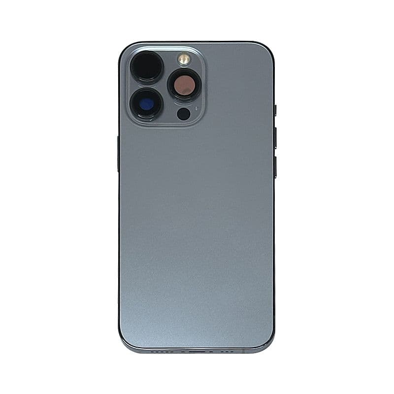 Back Housing w/ small parts for iPhone 13 Pro (No Logo) (US version) (Sierra Blue) 