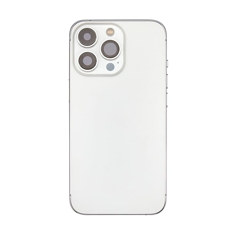 Back Housing w/ small parts for iPhone 13 Pro (No Logo) (US version) (Silver)