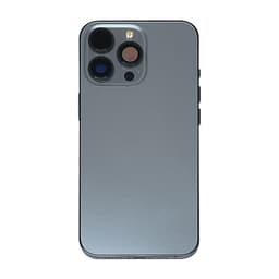 Back Housing w/ small parts for iPhone 13 Pro Max (No Logo) (US version) (Sierra Blue) 