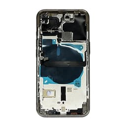 Back Housing w/ small parts for iPhone 13 Pro Max (No Logo) (US version) (Silver)