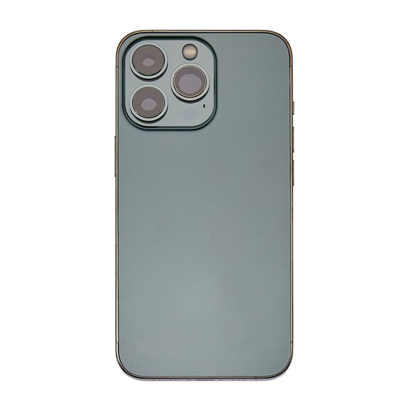 Back Housing w/ small parts for iPhone 13 Pro Max (No Logo) (US version) (Alpine Green)