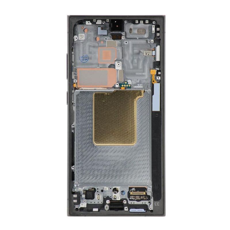 Aftermarket - Soft OLED Screen and Digitizer Assembly w/ Frame for Samsung Galaxy S24 Ultra (S928) (Titanium Black)