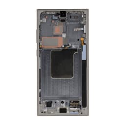 Aftermarket - Soft OLED Screen and Digitizer Assembly w/ Frame for Samsung Galaxy S24 Ultra (S928) (US / International Version) (Titanium Gray) 
