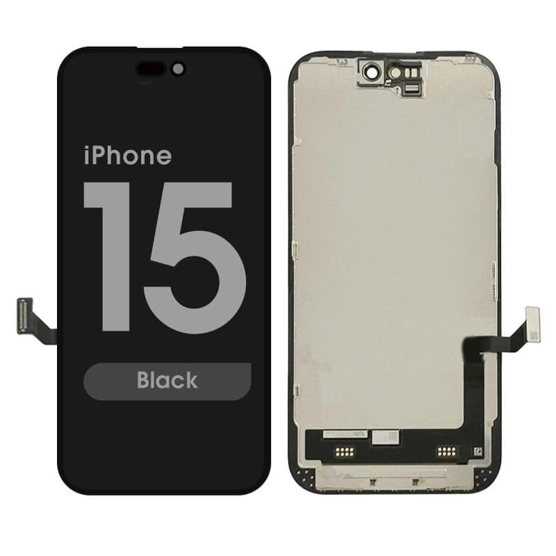 FX5 Incell - Aftermarket LCD Screen and Digitizer Assembly for iPhone 15 (Black) (IC Swappable)