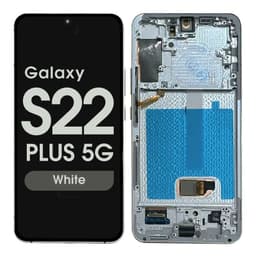 Refurbished - OLED Screen and Digitizer Assembly w/ Frame for Samsung Galaxy S22 Plus 5G (S906) (US Version) (White)