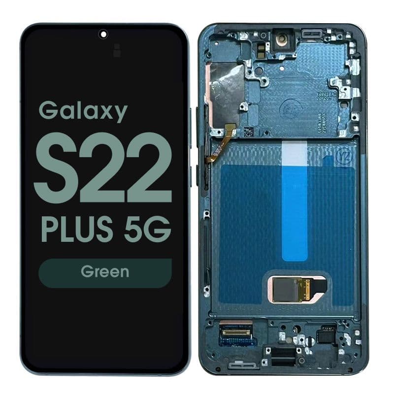 Refurbished - OLED Screen and Digitizer Assembly w/ Frame for Samsung Galaxy S22 Plus 5G (S906) (US Version) (Green)
