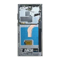 Refurbished - OLED Screen and Digitizer Assembly w/ Frame for Samsung Galaxy S22 Ultra 5G (S908U) (US Version) (White)