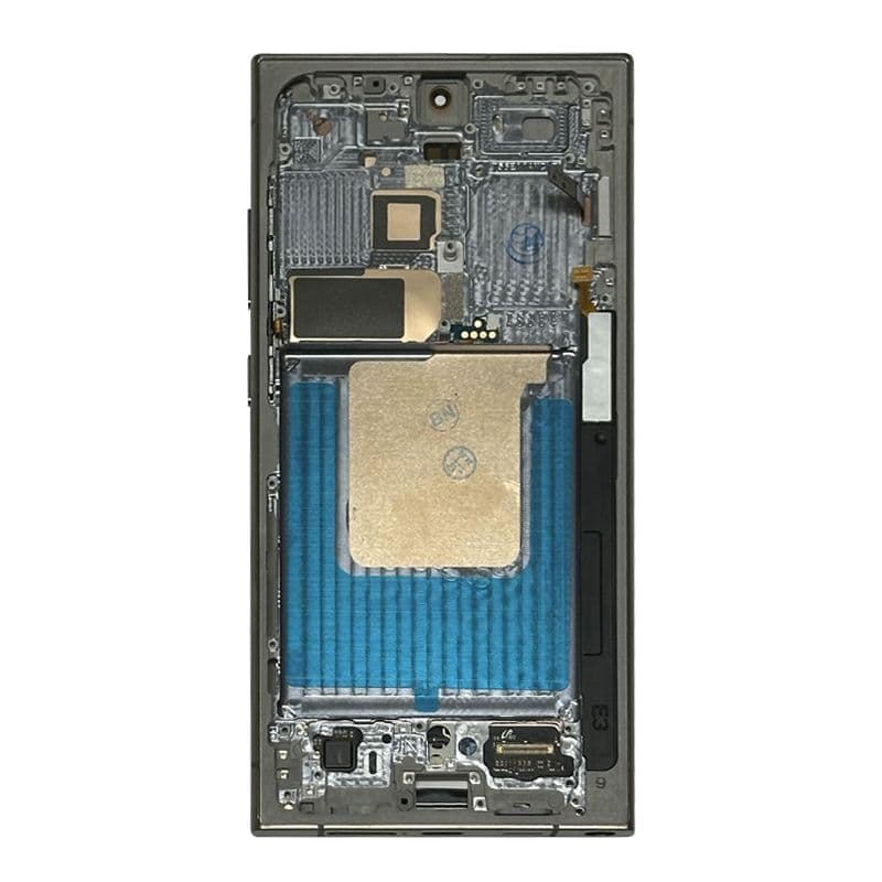 Refurbished - OLED Screen and Digitizer Assembly w/ Frame for Samsung Galaxy S24 Ultra (S928) (US / International Version) (Titanium Gray / Violet)