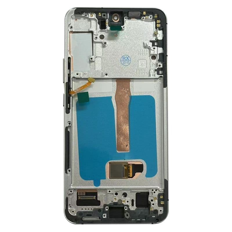 Aftermarket - Soft OLED Screen and Digitizer Assembly w/ Frame for Samsung Galaxy S22 Plus 5G (S906) (White)