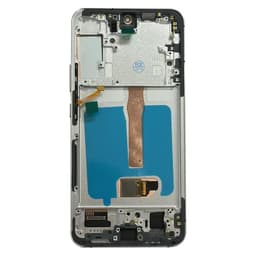 Aftermarket - Soft OLED Screen and Digitizer Assembly w/ Frame for Samsung Galaxy S22 Plus 5G (S906) (White)