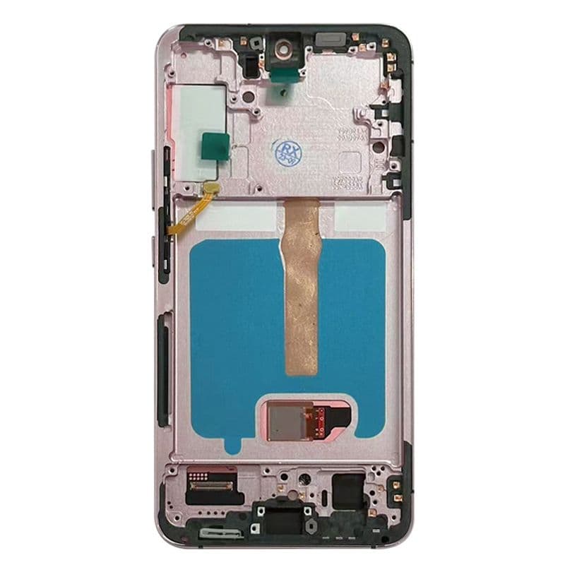Aftermarket - Soft OLED Screen and Digitizer Assembly w/ Frame for Samsung Galaxy S22 Plus 5G (S906) (Pink Gold)
