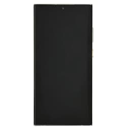 Aftermarket - Soft OLED Screen and Digitizer Assembly w/ Frame for Samsung Galaxy S23 Ultra 5G (S918) (Cream)