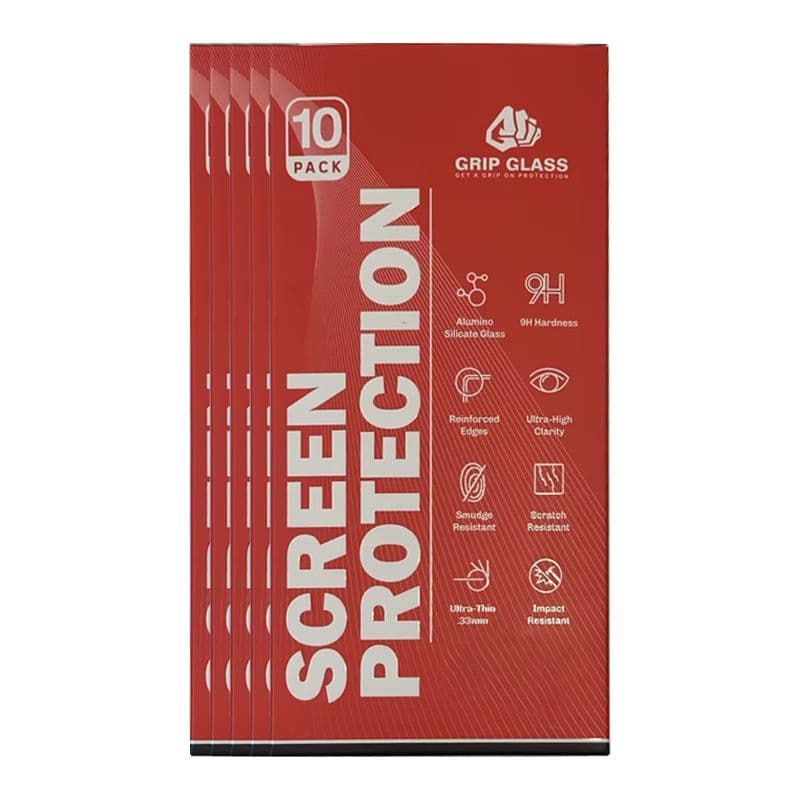 (50 Pack) Grip Glass - Matte Tempered Glass Screen Protector for iPhone 16 Pro
