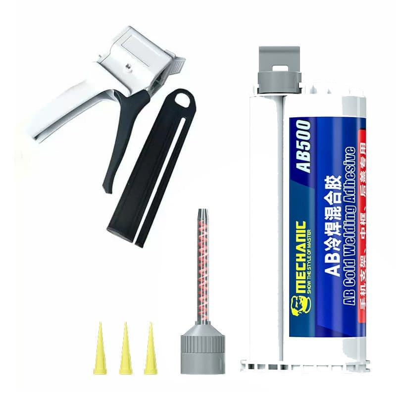 E-FIXIT - AB Adhesive w/ Glue Gun for iPhone Back Glass