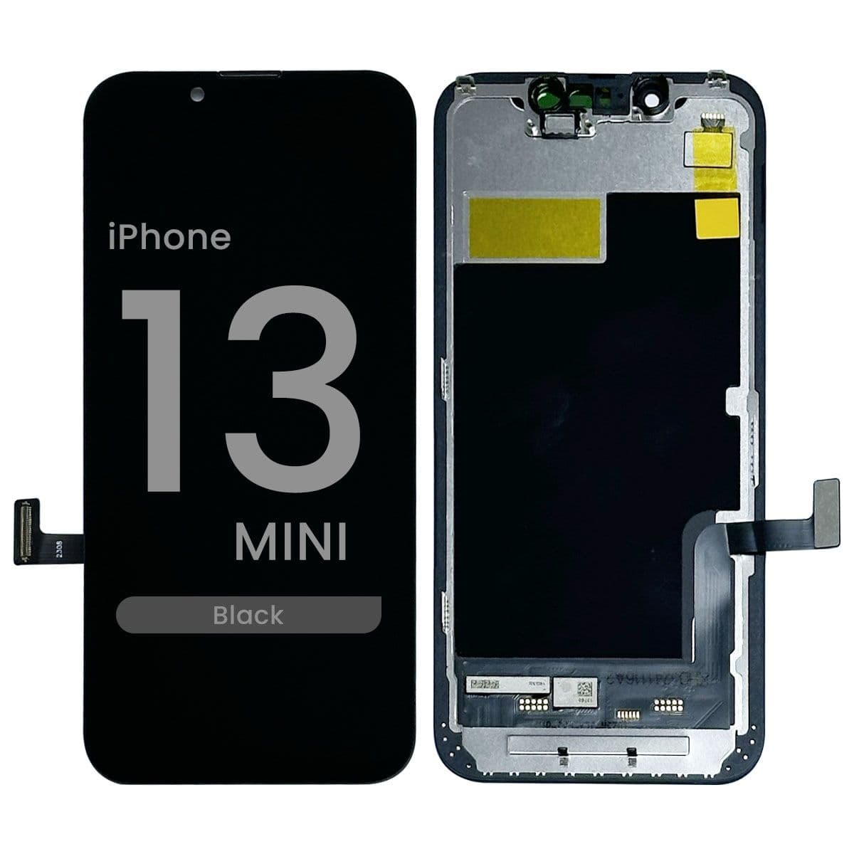 Incell - Aftermarket LCD Screen and Digitizer Assembly for iPhone 12 Mini (Black)