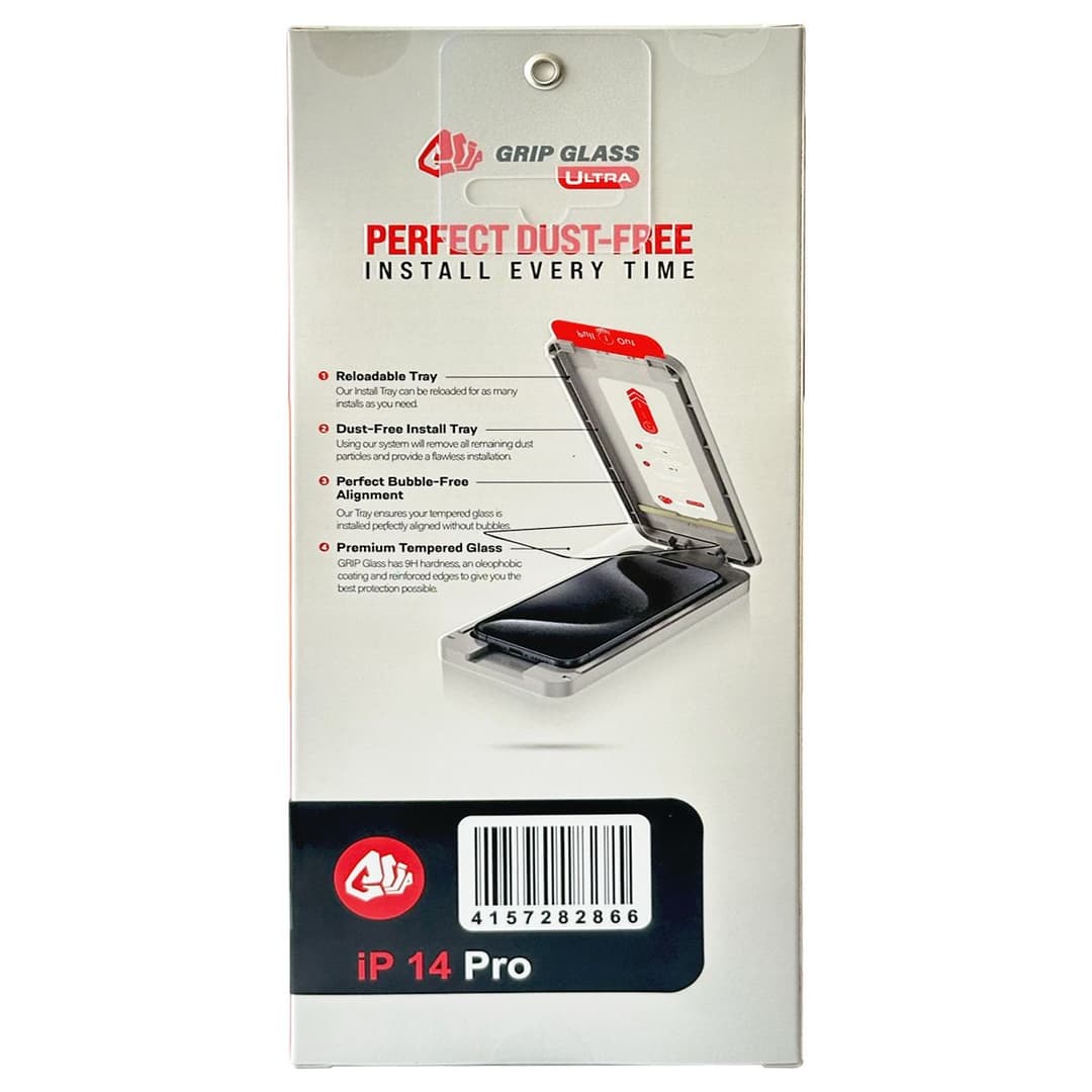Grip Ultra - Tempered Glass Screen Protector for iPhone 14 Pro (2 Pack) (Privacy)