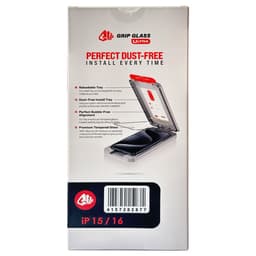 Grip Ultra - Tempered Glass Screen Protector for iPhone 15/16 (10 Pack) (Privacy)