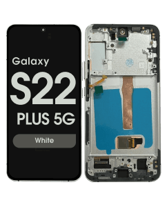 Aftermarket - Soft OLED Screen and Digitizer Assembly w/ Frame for Samsung Galaxy S22 Plus 5G (S906) (White)