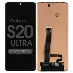 Service Pack - OLED Screen and Digitizer Assembly for Samsung Galaxy S20 Ultra (G988) (No Frame) (Cosmic Black)