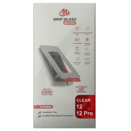 Grip Ultra - Tempered Glass Screen Protector for iPhone 12/12 Pro (2 Pack)