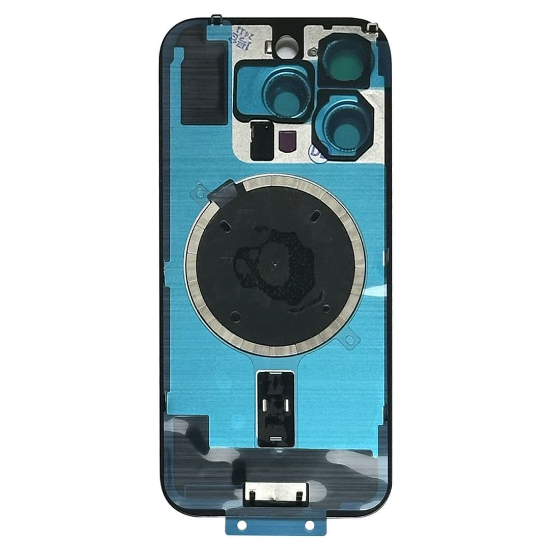 Back Glass w/ Camera Lens / MagSafe Magnet for iPhone 16 Pro (Natural Titanium) (No Logo)
