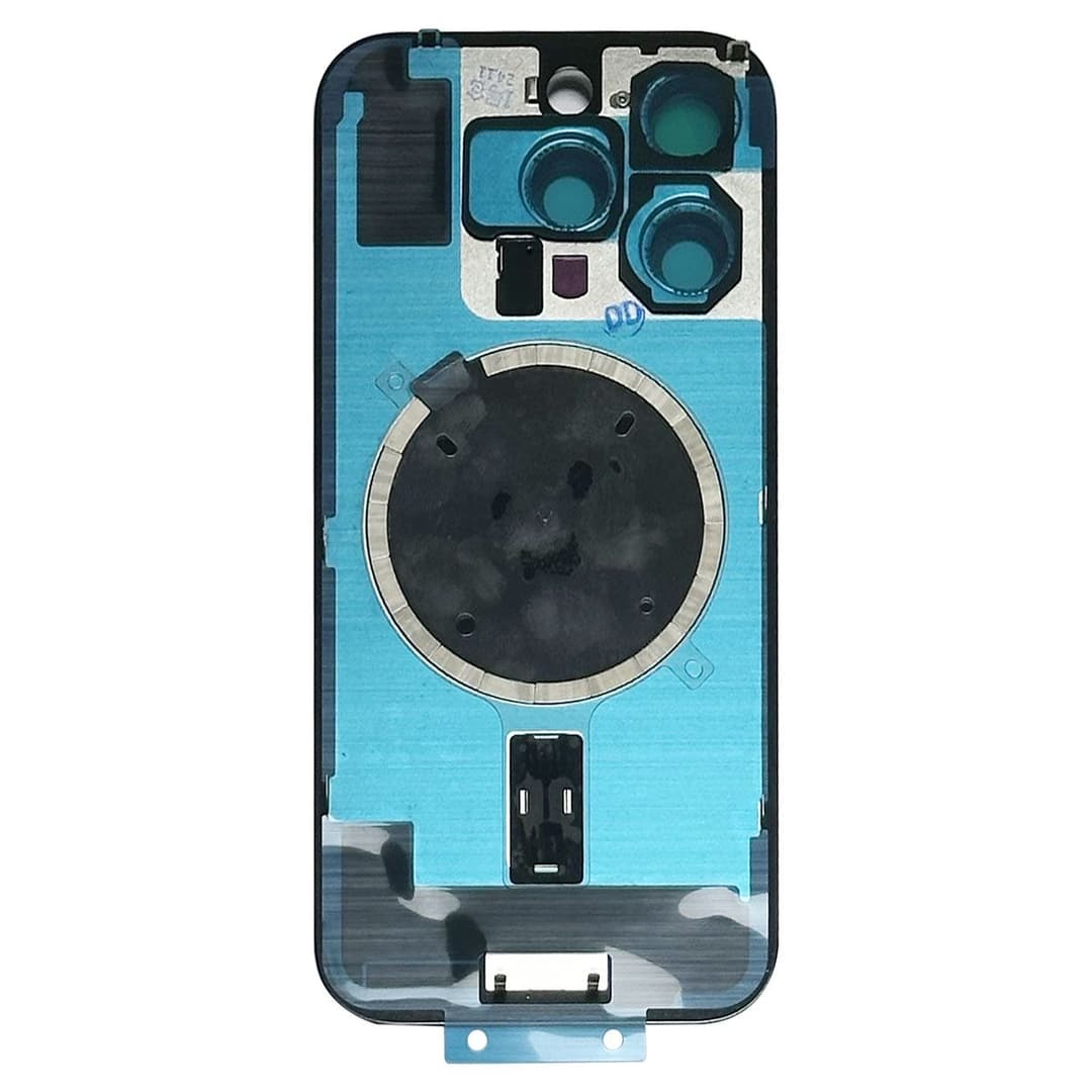 Back Glass w/ Camera Lens / MagSafe Magnet for iPhone 16 Pro (White Titanium) (No Logo)