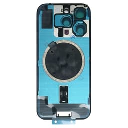 Back Glass w/ Camera Lens / MagSafe Magnet for iPhone 16 Pro (White Titanium) (No Logo)