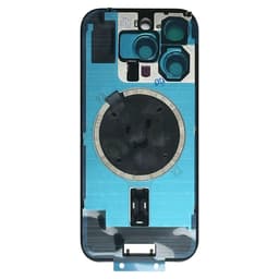 Back Glass w/ Camera Lens / MagSafe Magnet for iPhone 16 Pro Max (Black Titanium) (No Logo)