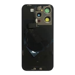 OEM Pull - Back Glass w/ Small Parts for iPhone 15 Pro (Grade A) (US Version) (Black Titanium)