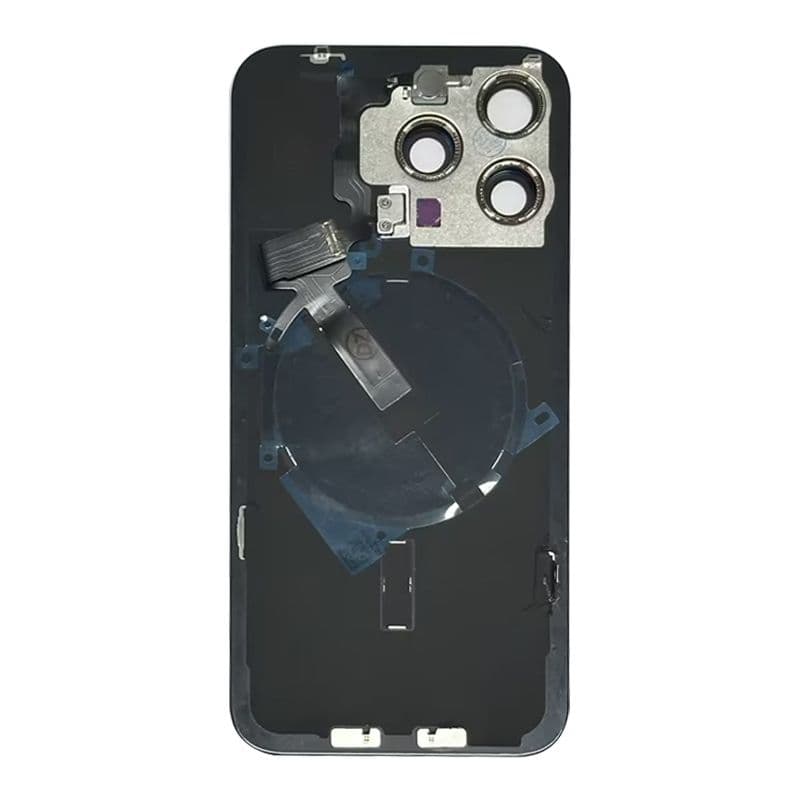 OEM Pull - Back Glass w/ Small Parts for iPhone 15 Pro Max (Grade A) (US Version) (Blue Titanium)