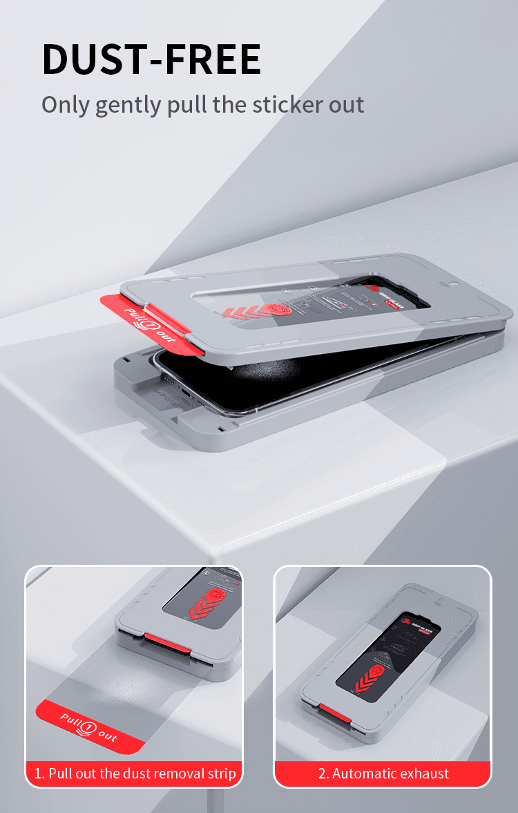 Grip Ultra - Tempered Glass Screen Protector for iPhone 15/16 (50 Pack)