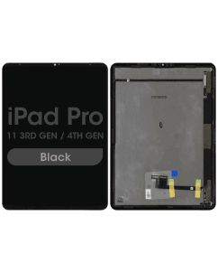 FX5 Fused - Glass and Digitizer Complete LCD Assembly for iPad Pro 11 3rd Gen (2021) / 4th Gen (2022) (Black)