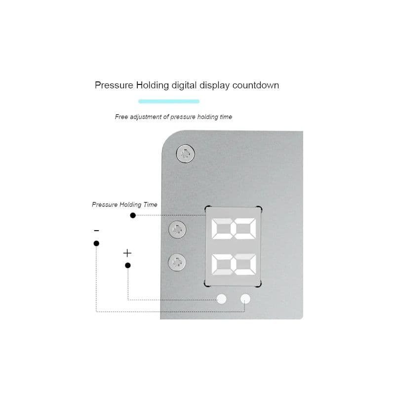 TBK - 201A Digital Display Rotation Pressure Holding Mould for iPhone Screen / Back Cover